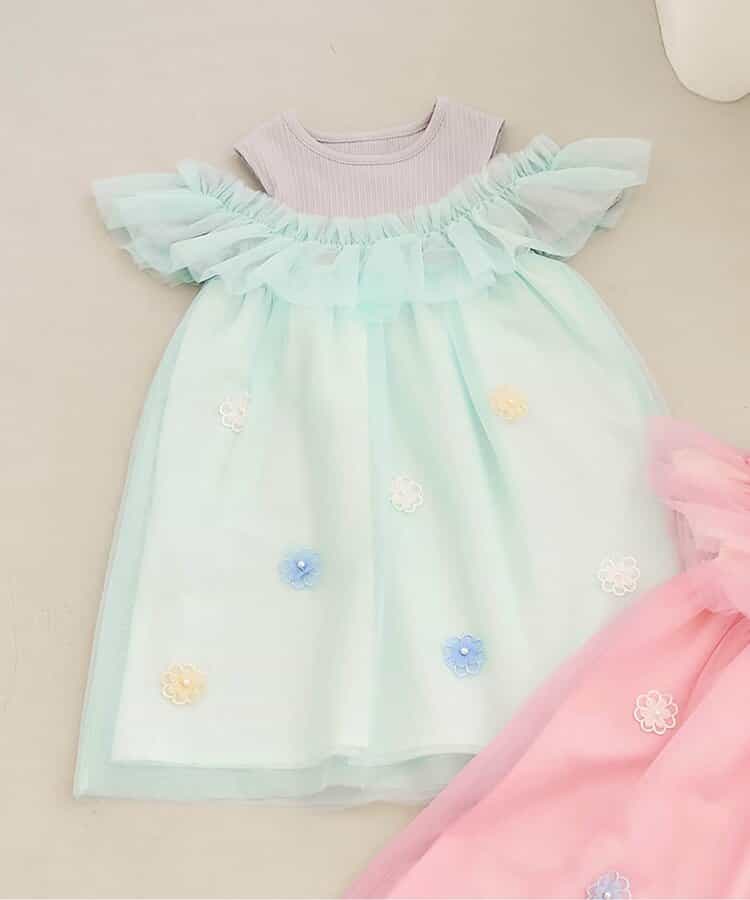 フラワーチュールワンピース