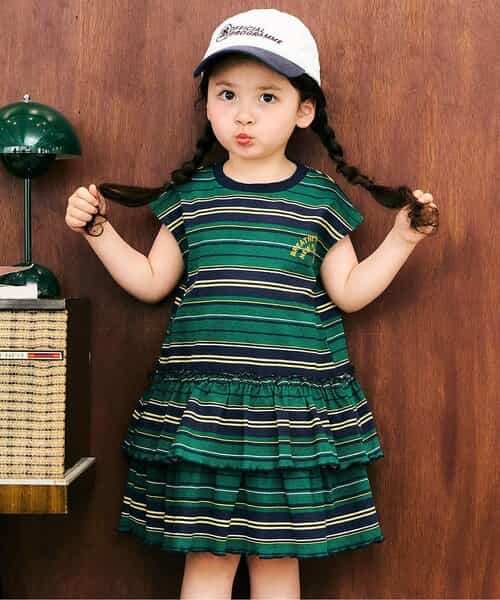 ☆4/28(火)お昼12:59まで3点10％OFF☆アソート総柄フリルワンピース