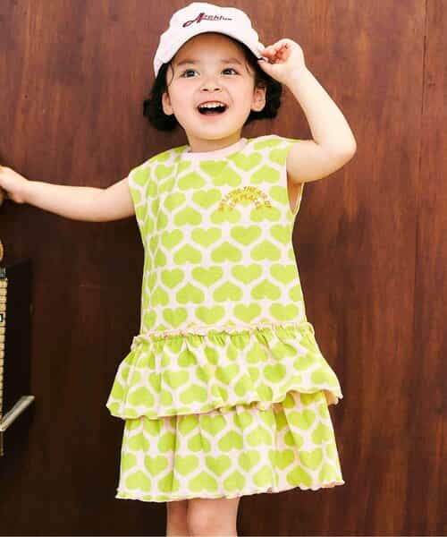 ☆4/28(火)お昼12:59まで3点10％OFF☆アソート総柄フリルワンピース