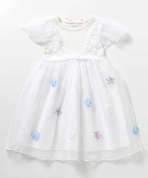 ☆SALE☆シェルモチーフチュールワンピース（V317975）|apres