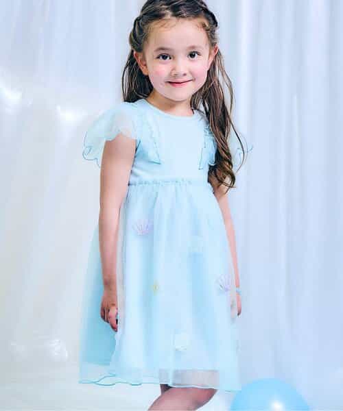 ★SALE★シェルモチーフチュールワンピース