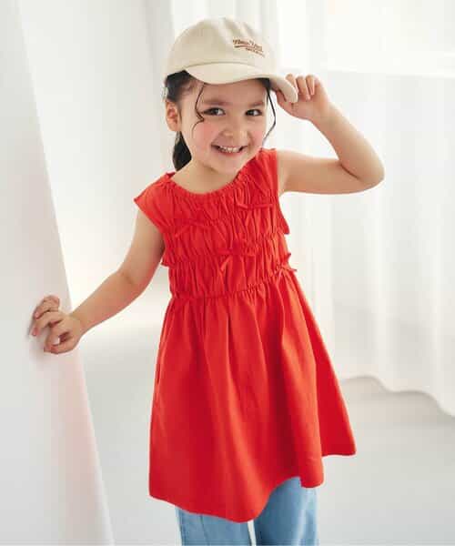 ☆4/28(火)お昼12:59まで3点10％OFF☆WEB限定 シャーリングリボンカットワンピース