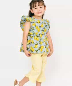 ★SALE★【リンク】ハート・レモン柄フリルセットアップ  7分丈