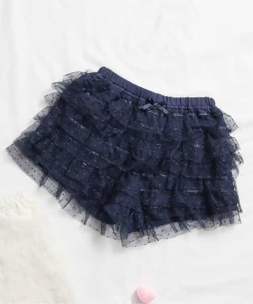 ☆SALE☆チュールフリルショートパンツ（V322914）|apres les cours 