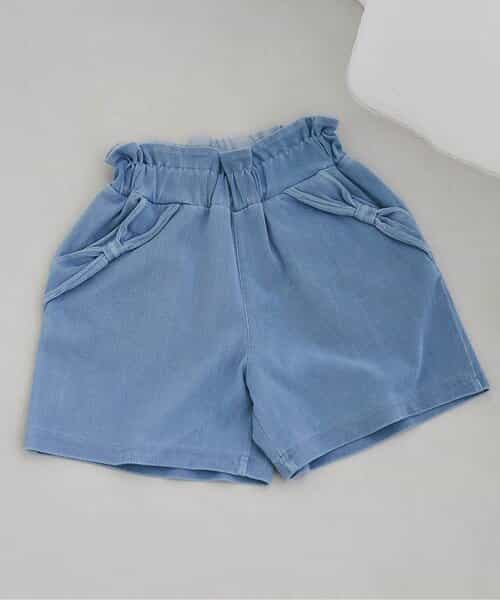 WEB限定 ひんやりリボンポケットショートパンツ 接触冷感