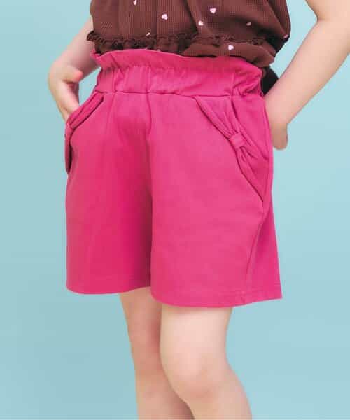 WEB限定 ひんやりリボンポケットショートパンツ 接触冷感
