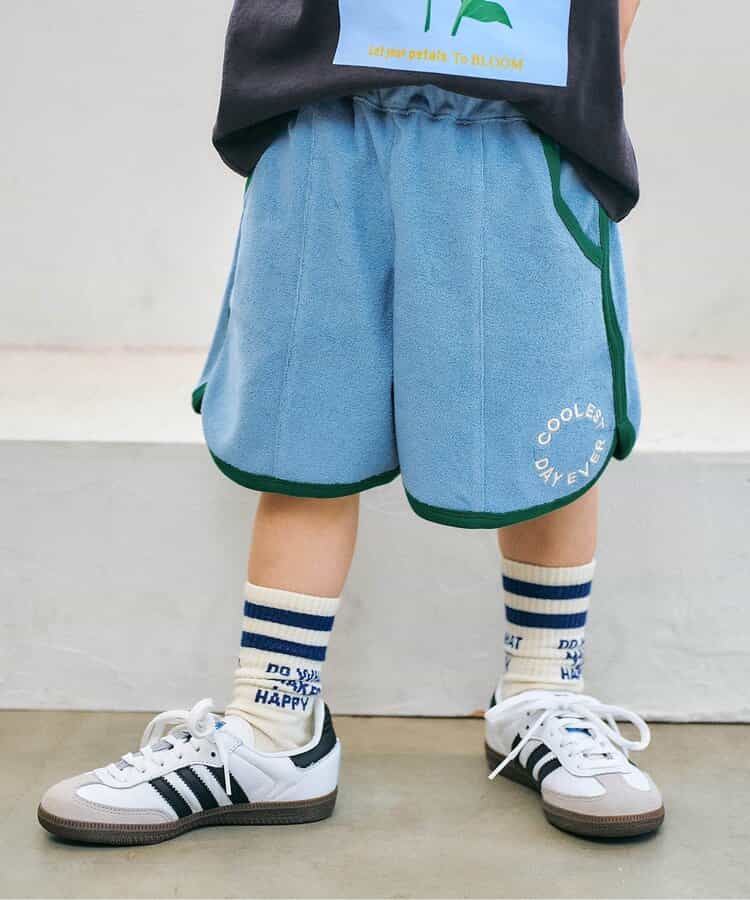 パイルハーフパンツ  4分丈