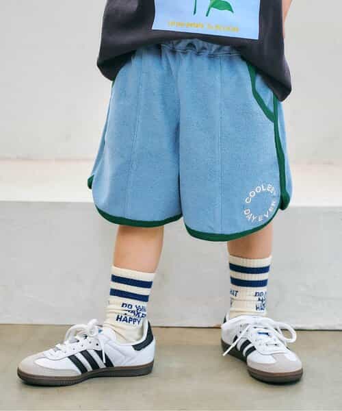 パイルハーフパンツ  4分丈