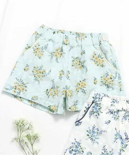 ☆SALE☆【リンク】レースフラワーショートパンツ（V323015