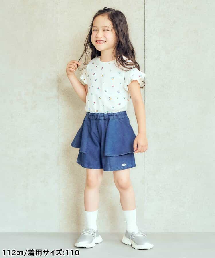 ★タイムセール★【リンク】サイドフレアパンツ  ショート丈_902878