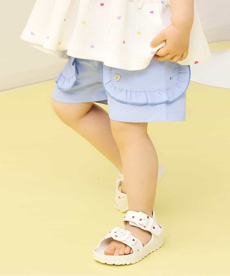 フリルポケット水陸両用ショートパンツ 撥水