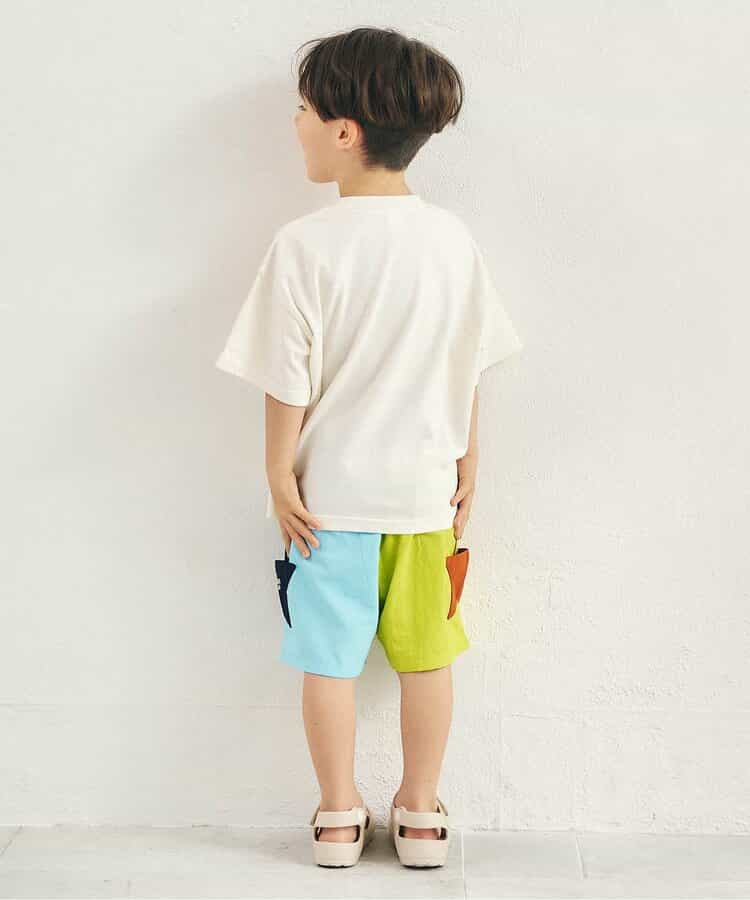 ★タイムセール★【はっ水加工】バラエティ水陸両用ハーフパンツ  4分丈_水遊びにおすすめ_907173