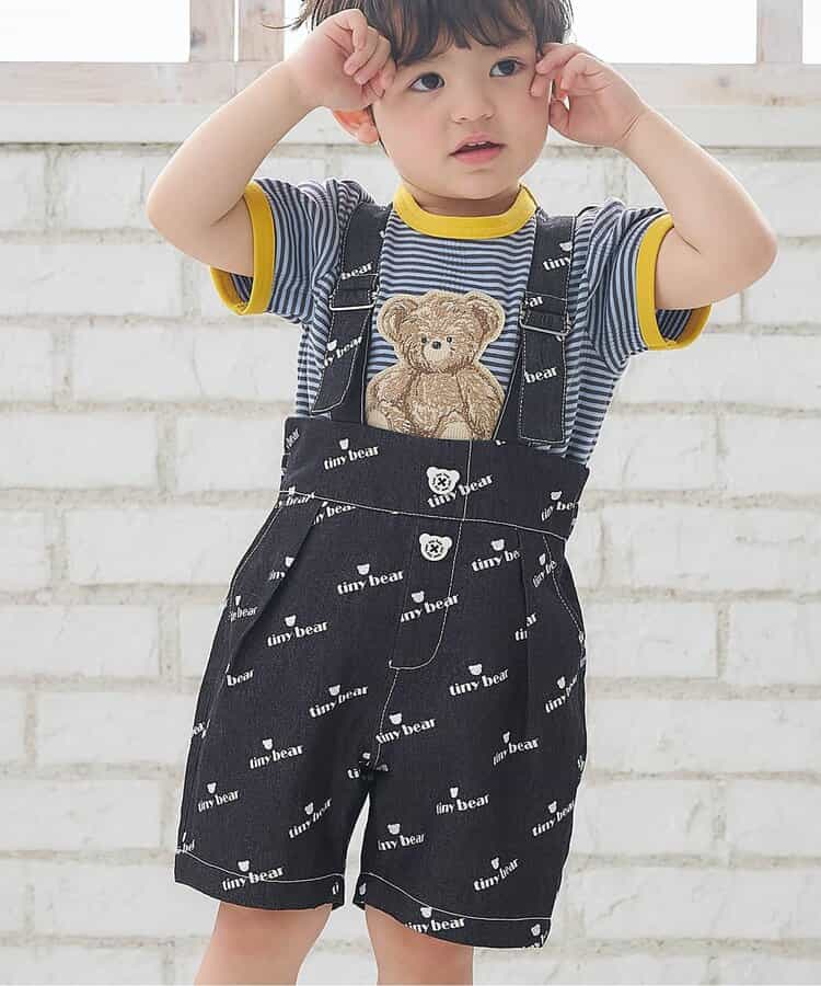 tiny bearサスペンダー付きパンツ