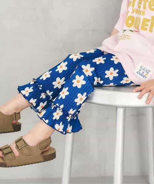 無地総柄プリーツレギンス  9分丈 吸水速乾