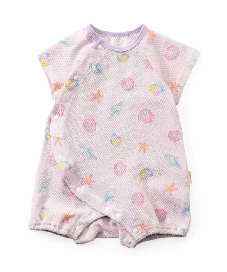 ぽこぽこ総柄ロンパス