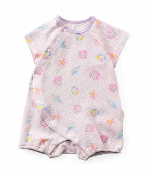 ぽこぽこ総柄ロンパス