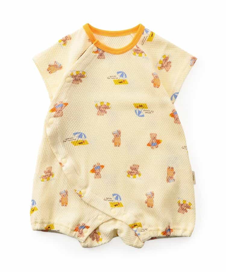 ぽこぽこ総柄ロンパス