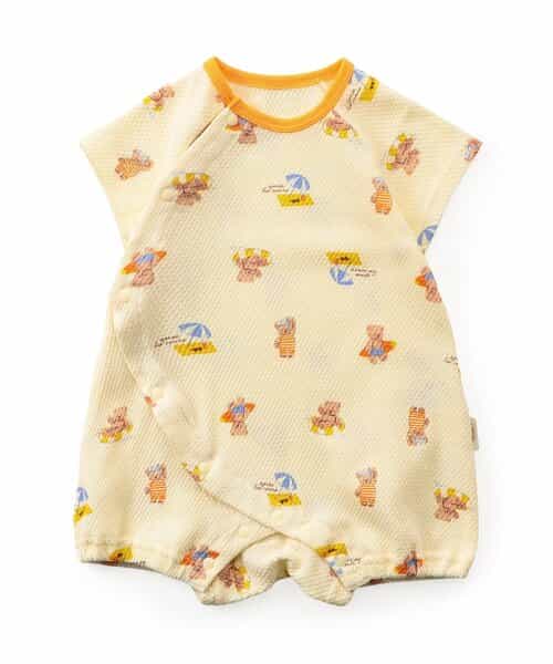 ぽこぽこ総柄ロンパス