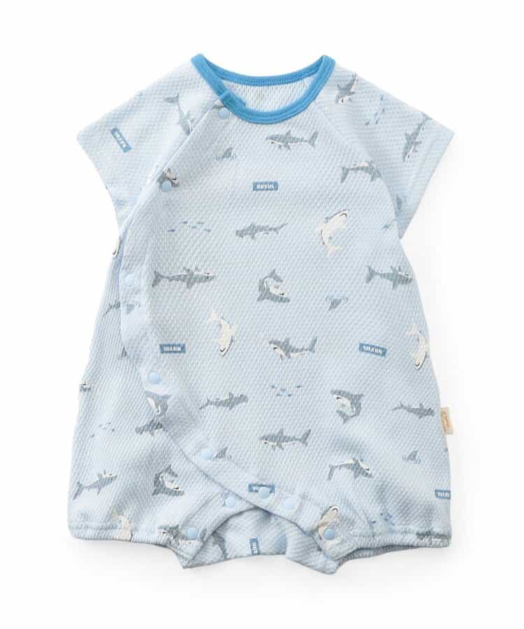 ぽこぽこ総柄ロンパス