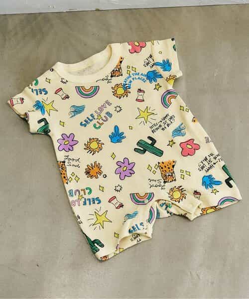 ☆4/28(火)お昼12:59まで3点10％OFF☆アソート総柄ゆったりボディースーツ