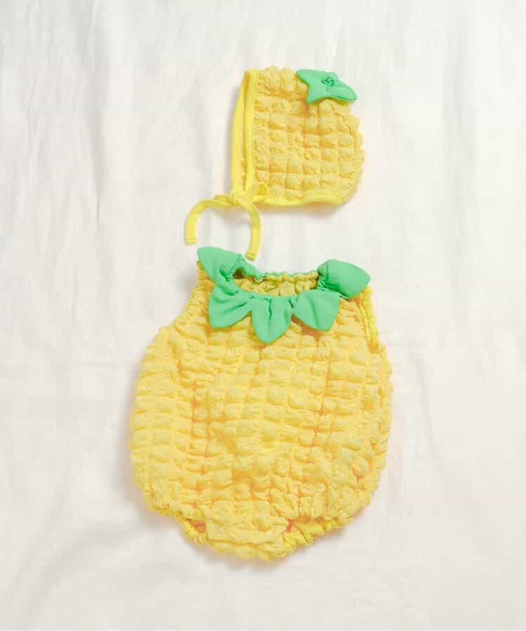 フルーツなりきりボディースーツ&ボンネットセット