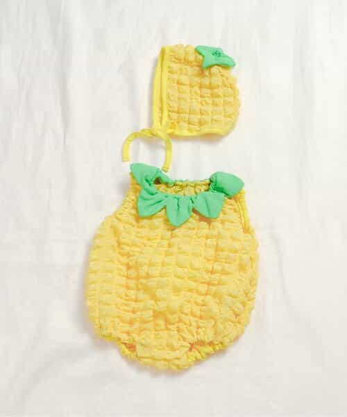 フルーツなりきりボディースーツ&ボンネットセット