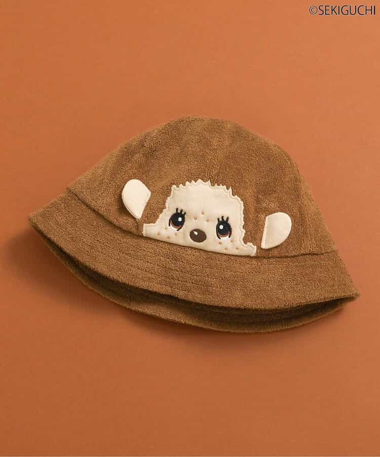 【モンチッチ】 ベビー帽子  UVカット