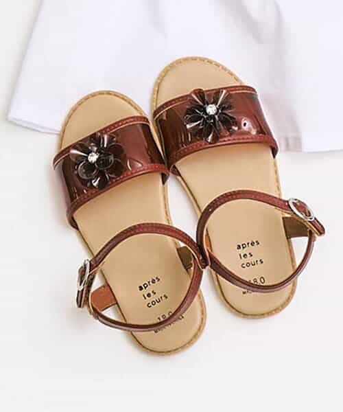 ★SALE★クリアフラワーモチーフサンダル