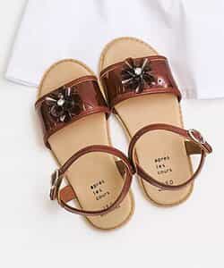 ★SALE★クリアフラワーモチーフサンダル