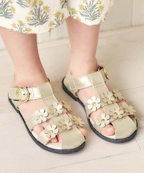 フラワーグルカサンダル