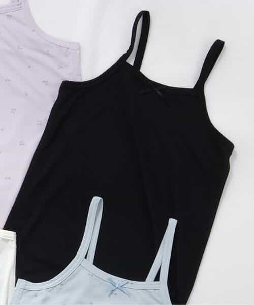 ひんやりメッシュ深あきインナーキャミ_接触冷感