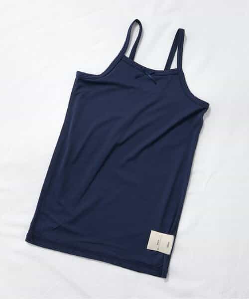 ひんやりメッシュ深あきインナーキャミ_接触冷感