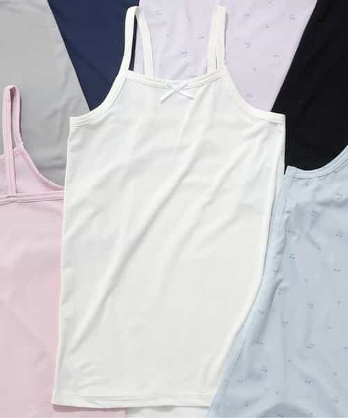 ひんやりメッシュ深あきインナーキャミ_接触冷感