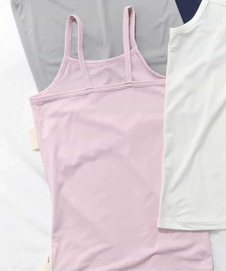 ひんやりメッシュ深あきインナーキャミ_接触冷感