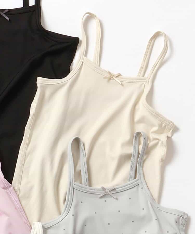 ★SALE★WEB限定 ひんやり天竺深あきインナーキャミ_接触冷感