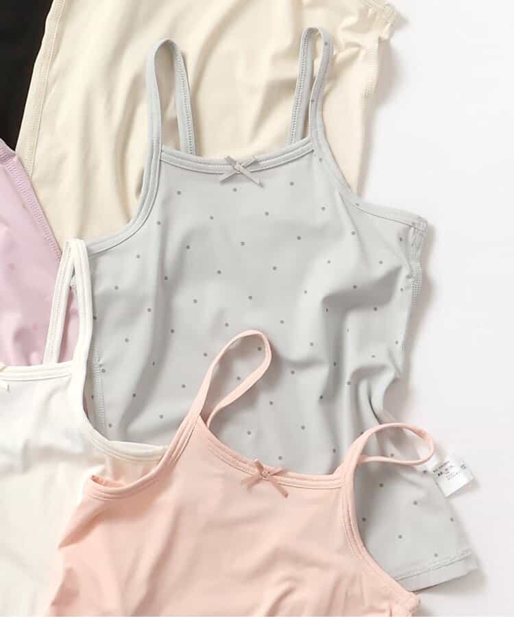 ★SALE★WEB限定 ひんやり天竺深あきインナーキャミ_接触冷感