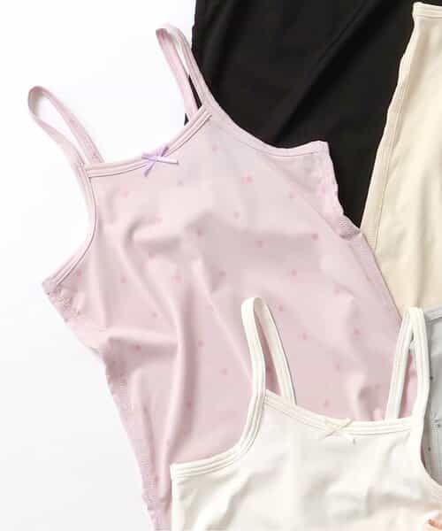 ★SALE★WEB限定 ひんやり天竺深あきインナーキャミ_接触冷感