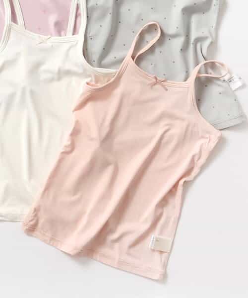 ★SALE★WEB限定 ひんやり天竺深あきインナーキャミ_接触冷感