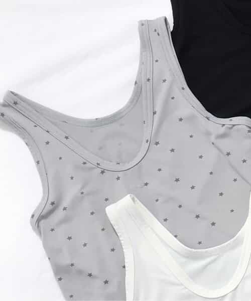 WEB限定 ひんやりメッシュ深あきインナータンク_接触冷感