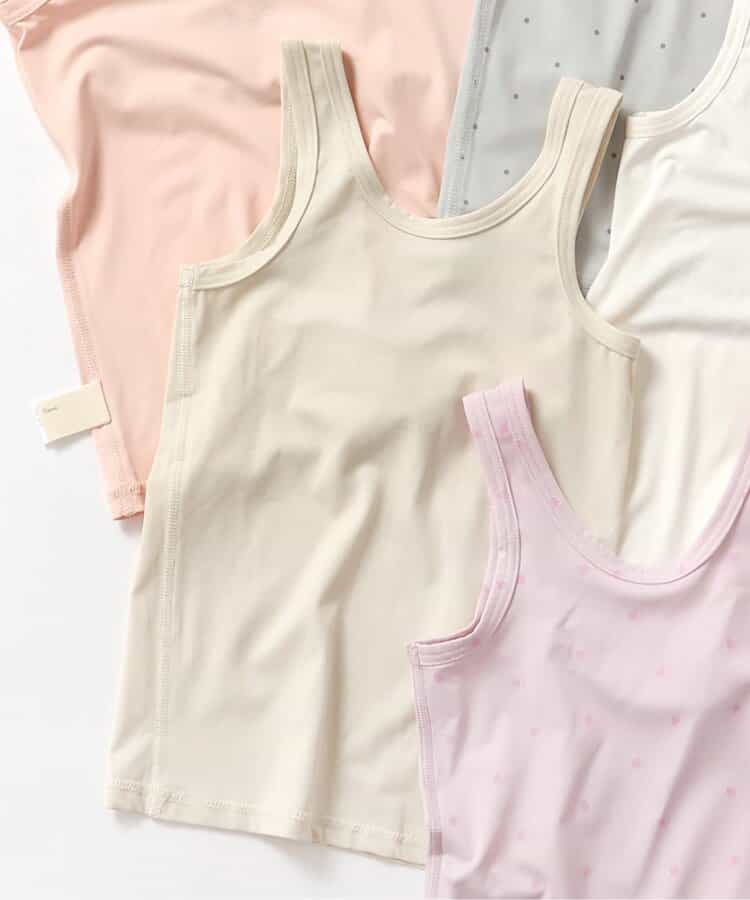 ★SALE★WEB限定 ひんやり天竺深あきインナータンク_接触冷感