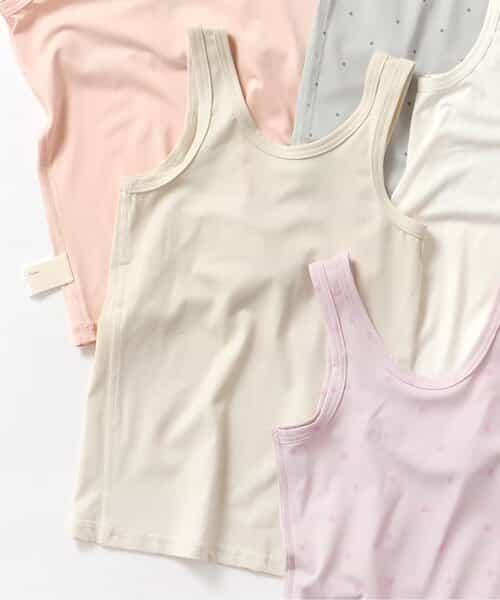 ★SALE★WEB限定 ひんやり天竺深あきインナータンク_接触冷感