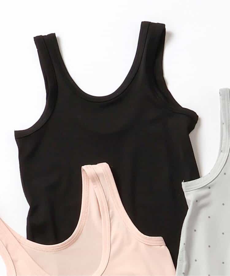 ★SALE★WEB限定 ひんやり天竺深あきインナータンク_接触冷感