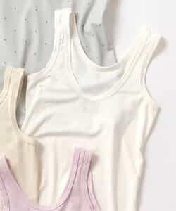 ★タイムセール★WEB限定 ひんやり天竺深あきインナータンク_接触冷感