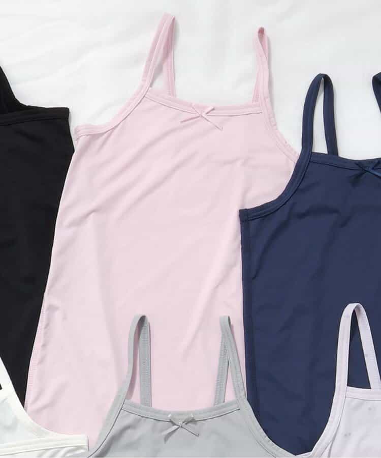 WEB限定 ひんやり天竺深あきインナーキャミ_接触冷感