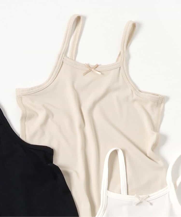 ★SALE★WEB限定 ひんやりメッシュ深あきインナーキャミ_吸水速乾_接触冷感