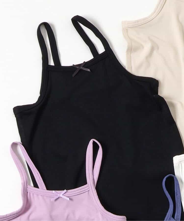 ★SALE★WEB限定 ひんやりメッシュ深あきインナーキャミ_吸水速乾_接触冷感