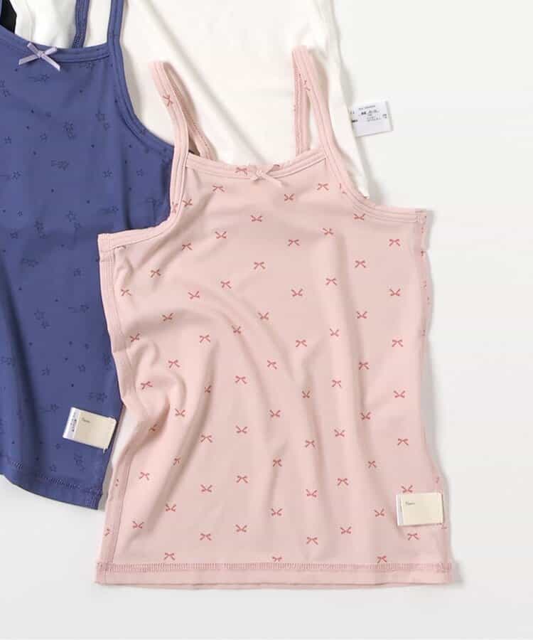 ★SALE★WEB限定 ひんやりメッシュ深あきインナーキャミ_吸水速乾_接触冷感