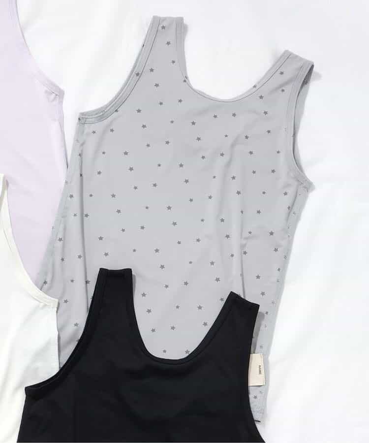 WEB限定 ひんやり天竺深あきインナータンク_接触冷感