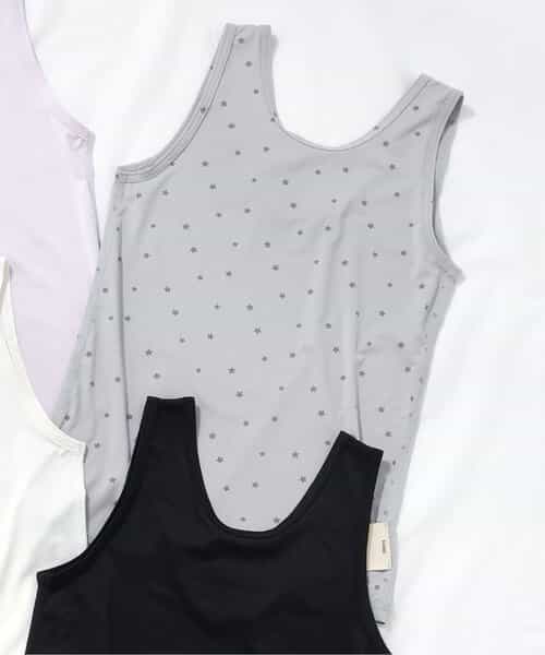 WEB限定 ひんやり天竺深あきインナータンク_接触冷感