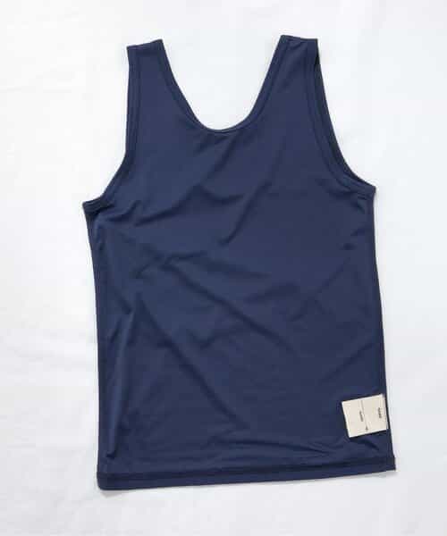 WEB限定 ひんやり天竺深あきインナータンク_接触冷感